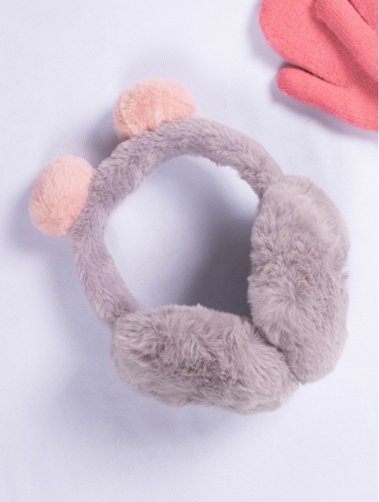 Cute Bear Ears Plush Earmuff